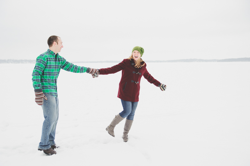 madison winter engagement