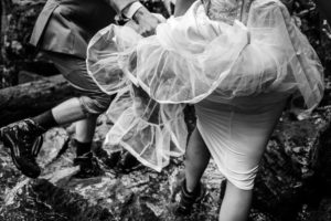 bride and groom Girdwood alaska