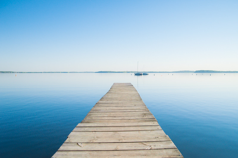 dock at the memorial union in madison Wisconsin on lake Mendota