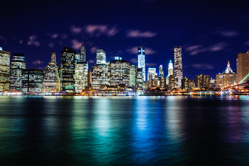 Manhattan skyline from Brooklyn