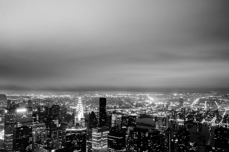 new York city from the empire state building