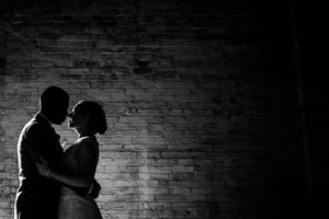 bride and groom portrait at the lageret in stoughton